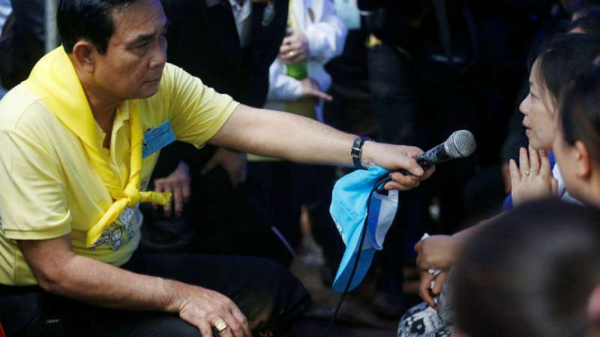 PM Thailand Prayut Chan-o-cha datangi lokasi grup anak-anak terperangkap di gua
