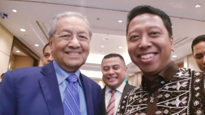 PM Malaysia Mahathir Mohamad dan Ketua Umum PPP Romahurmuziy