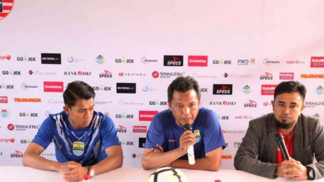 Persib konferensi pers jelang laga lawan Persija