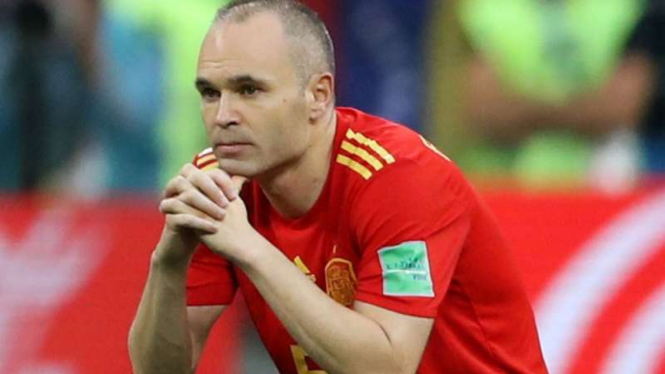 Gelandang Spanyol, Andres Iniesta.