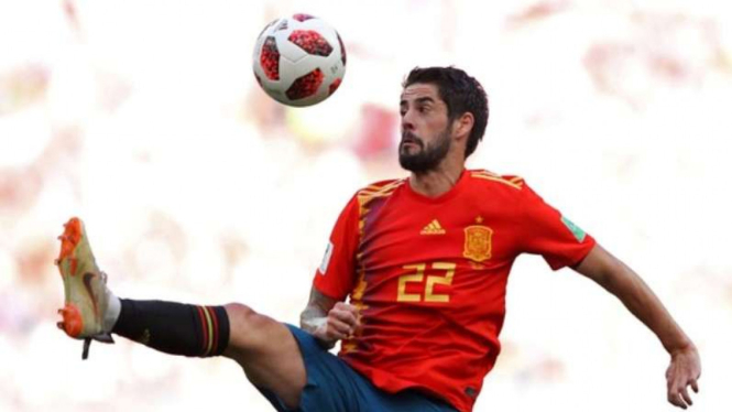 Gelandang Timnas Spanyol, Isco.