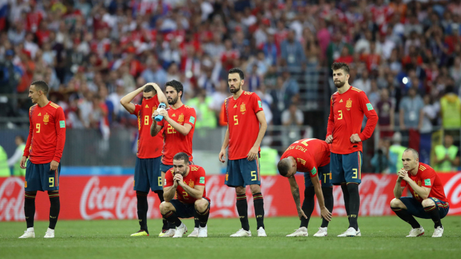 Spanyol Tersingkir Usai Kalah Adu Penalti dari Rusia