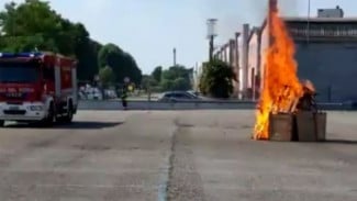 Latihan Damkar, Hal Mencengangkan Malah Terjadi