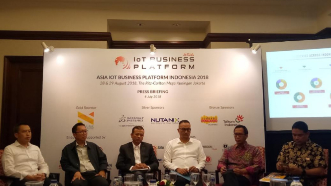 Konferensi pers persiapan Asia IoT Business Platform (AIBP) edisi 25