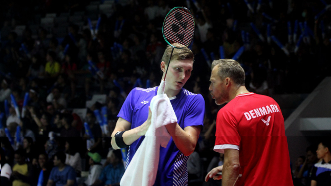 Viktor Axelsen di Indonesian Open 2018