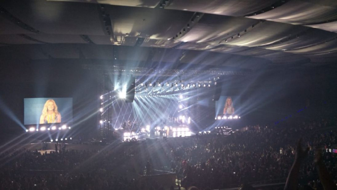 Konser Celine Dion di SICC, Sabtu malam, 7 Juli 2018