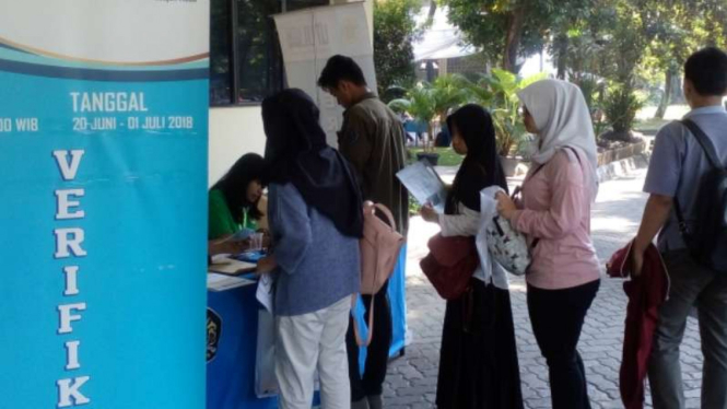 UGM gelar ujian mandiri di Universitas Pancasila, Jakarta, Minggu, 8 Juli 2018.