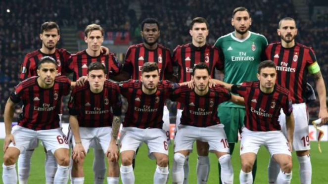 Skuat AC Milan di ajang Liga Europa 2017/2018