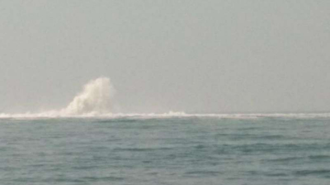 Pipa gas CNOOC bocor di laut Banten.