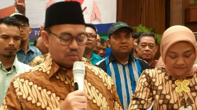 Pasangan calon gubernur dan wagub Jateng, Sudirman dan Ida Fauziyah