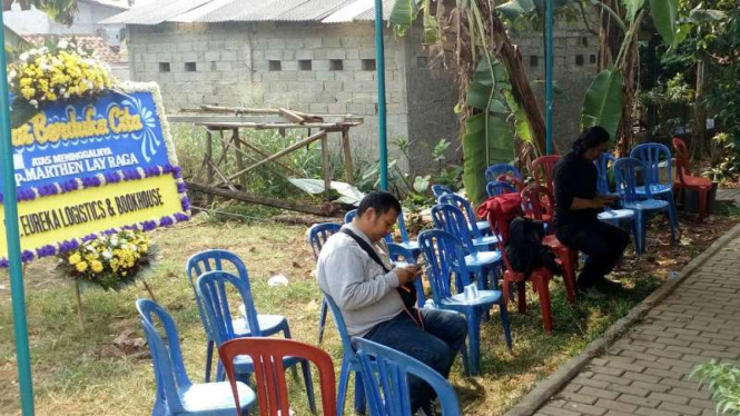 Rumah duka korban peluru nyasar di Tol JORR, Selasa, 10 Juli 2018.