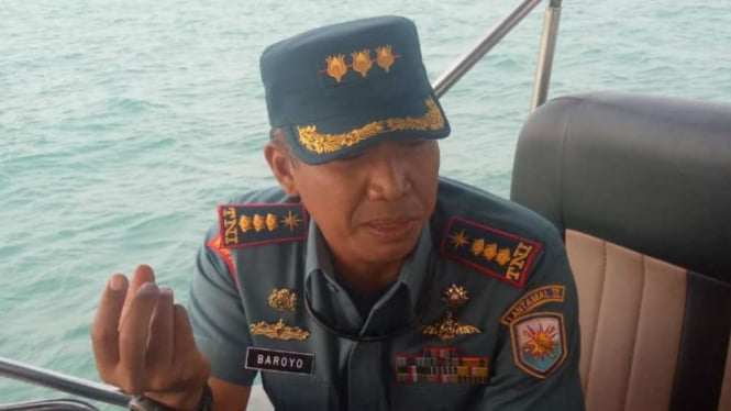 Kolonel Baroyo Eko Basuki, Komandan Pangkalan TNI AL (Danlanal) Banten.