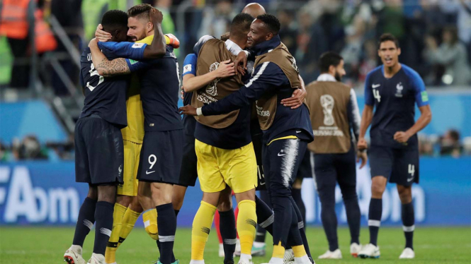 Prancis lolos ke Final Piala Dunia 2018