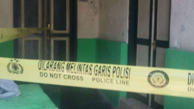 Lokasi penangkapan terduga teroris di Sleman, Yogyakarta, Rabu, 11 Juli 2018.