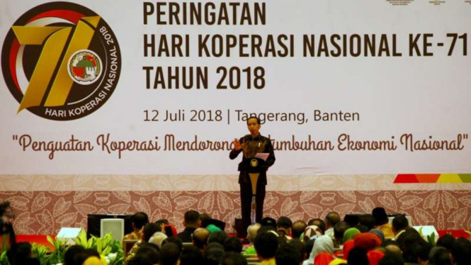 Presiden Joko Widodo hadiri Peringatan Hari Koperasi Nasional ke-71