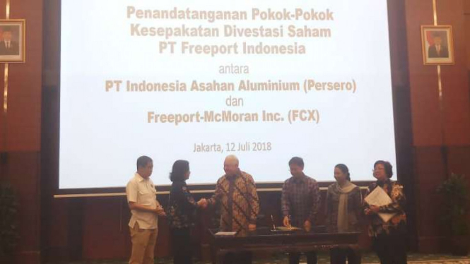 Indonesia resmi kuasai 51 persen saham PT Freeport.