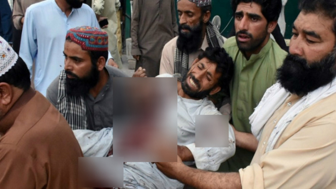 Korban serangan bom bunuh diri saat kampanye pemilu di Pakistan, Jumat 13 Juli
