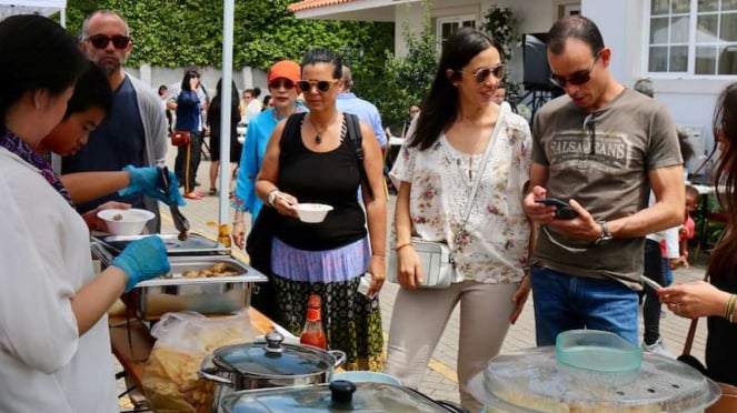Masyarakat Portugal di Lisabon antusias cicip kuliner Indonesia
