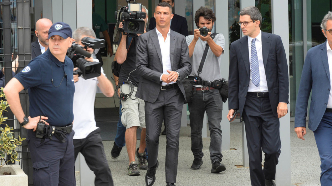 Pemain baru Juventus, Cristiano Ronaldo.
