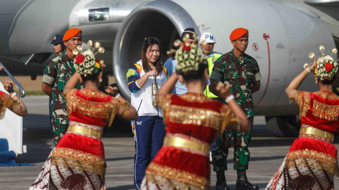 Api obor Asian Games 2018 tiba di Indonesia