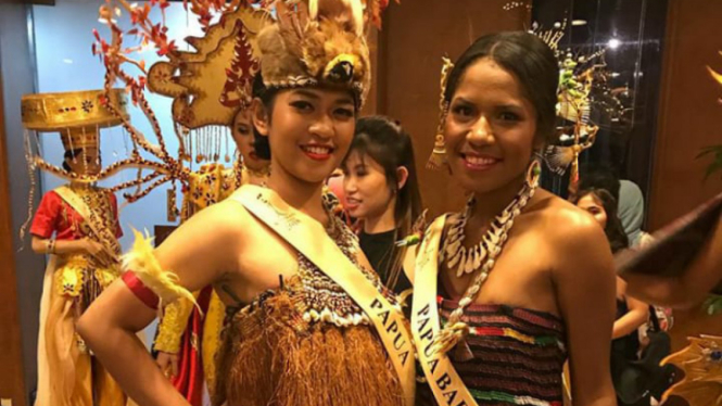 Malam preliminary kontes kecantikan Miss Grand Indonesia 2018.