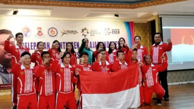 Menpora Imam Nahrawi melepas kontingen Asean School Games (ASG) 2018.