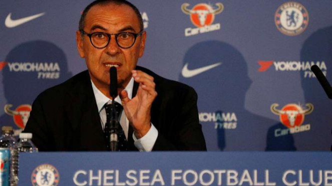 Manajer Chelsea, Maurizio Sarri.