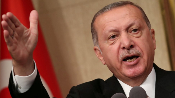 Presiden Recep Tayyip Erdogan memenangi pilpres bulan lalu. - Reuters