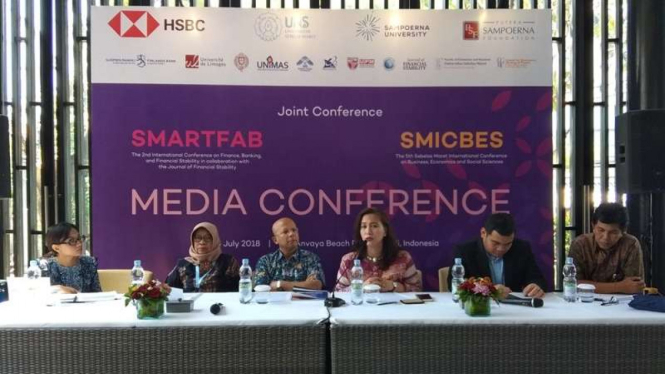 Konferensi pers pertemuan para peneliti dunia di Kuta, Bali, Kamis, 19 Juli 2018.