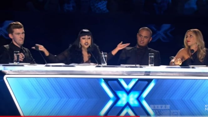 Willy Moon dan Natalia Kills saat menjadi juri X Factor 