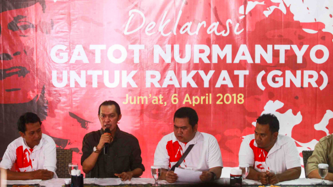 Deklarasi pemenangan calon presiden, Gatot Nurmantyo