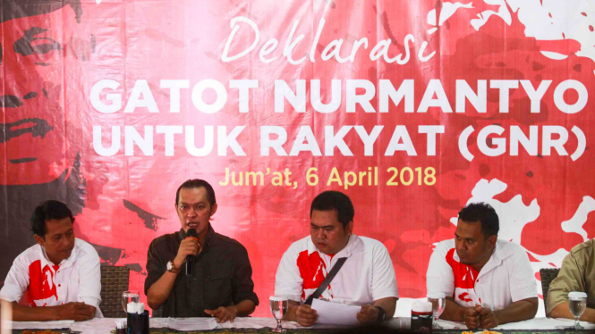 Deklarasi pemenangan calon presiden, Gatot Nurmantyo