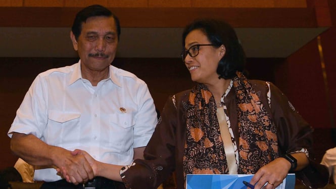 Luhut Binsar Pandjaitan dan Sri Mulyani