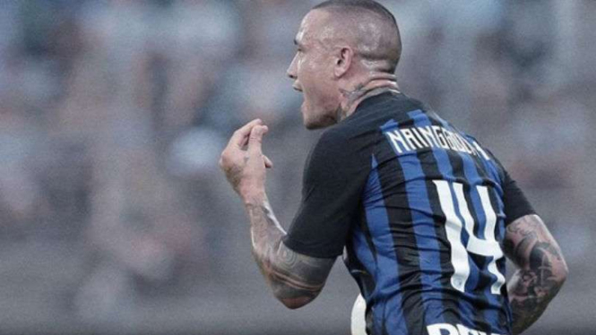 Gelandang Inter Milan, Radja Nainggolan.