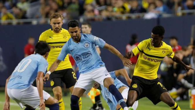 Manchester City vs Borussia Dortmund di International Champions Cup 2018