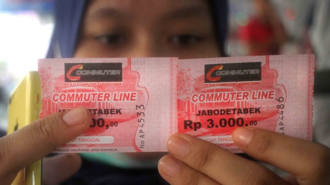 Perbaikan sistem elektronik tiket KRL