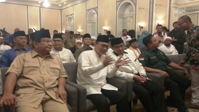 Sejumlah pimpinan parpol non koalisi Jokowi hadir di Ijtima Ulama GNPF