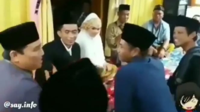 Akad nikah.