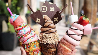 Lima Es Krim Cone Unik yang Bikin Ngiler