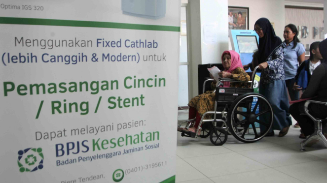 Pasien peserta BPJS akan melakukan pemeriksaan di RS Bahteramas, Kendari, Sulawesi Tenggara
