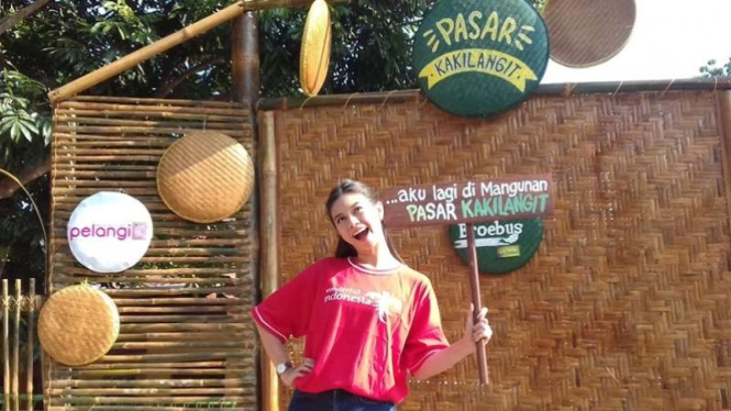 Yuki Kato di Pasar Kaki Langit