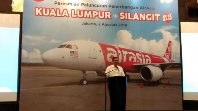 Peluncuran penerbangan AirAsia Kuala Lumpur-Silangit