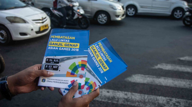 Sosialisasi kepada pengguna kendaraan bermotor kawasan ganjil genap