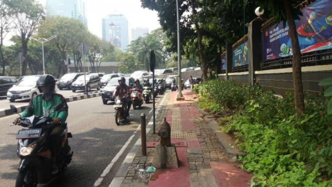 Kondisi trotoar Jakarta tak ramah pejalan kaki