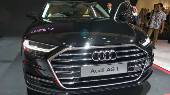 Audi A8L resmi diluncurkan di GIIAS 2018.