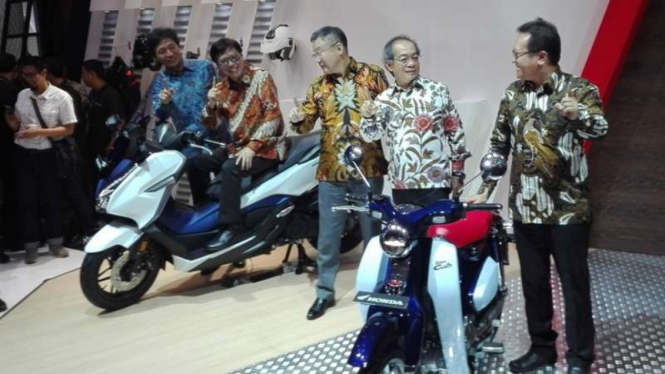 Deretan motor baru Honda di GIIAS 2018.