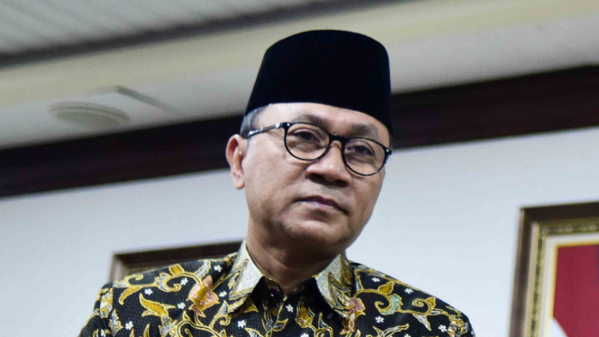 Ketua MPR sekaligus Ketua Umum Partai Amanat Nasional, Zulkifli Hasan.