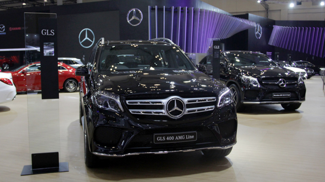 Mercedes-Benz GLS 400 AMG Line di GIIAS 2018, Booth Mercedes-Benz