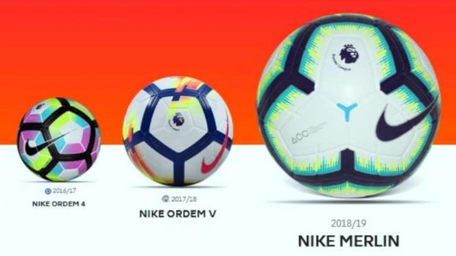 Bola resmi Premier League 2018/19, Nike Merlin