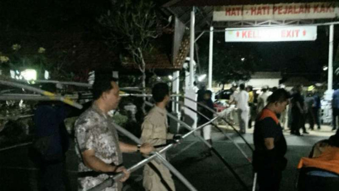 Situasi setelah gempa di RSUD Sanglah Bali.